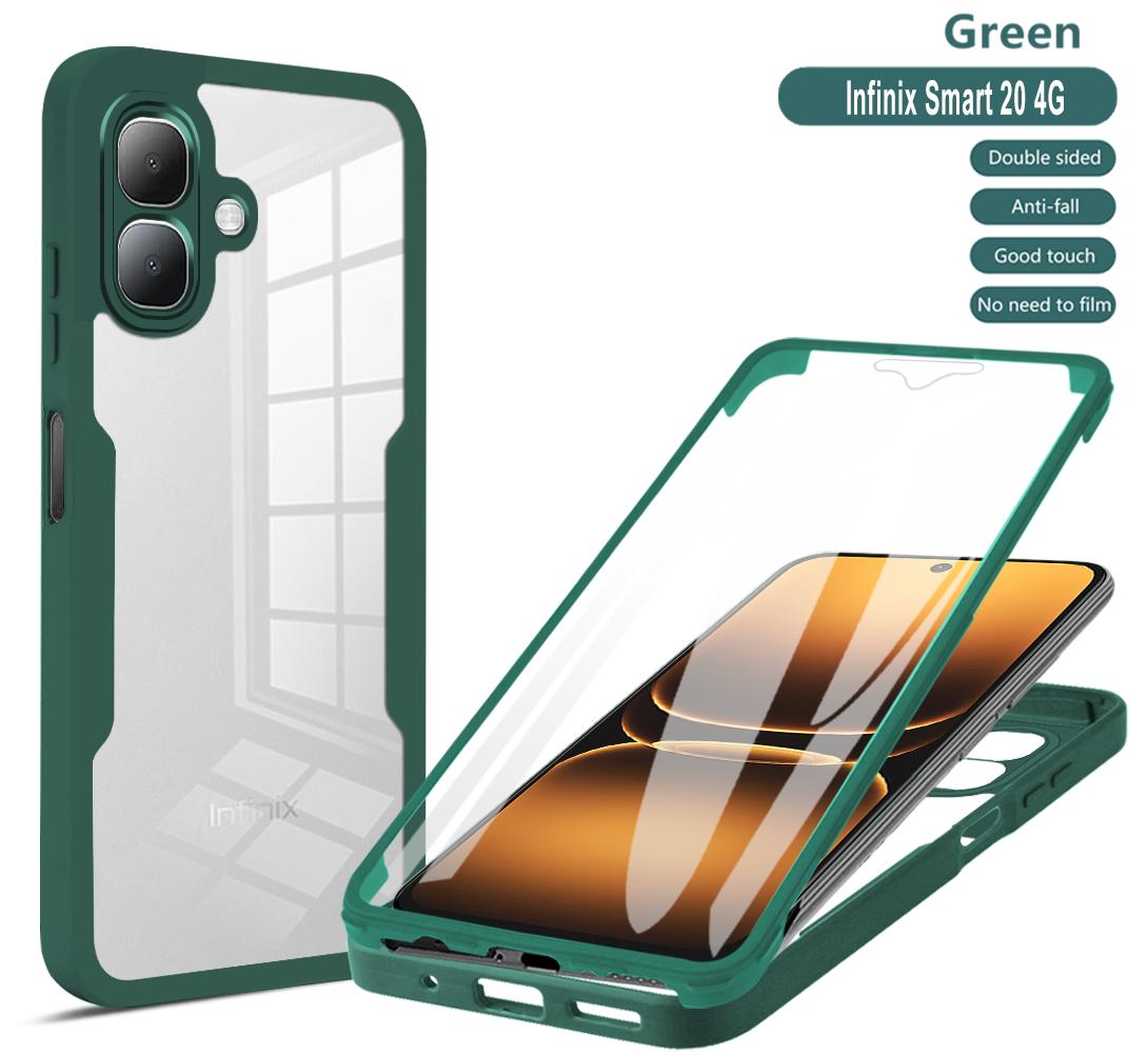 For Infinix Smart 20 Case IInfinix Smart 20 Cover Full Body Protection Case Protective 360 Double Sided Cover Funda Coque Capa Infinix Smart 20