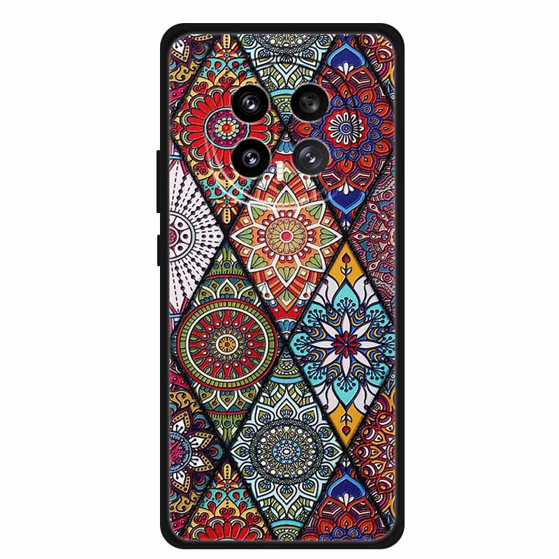 3D Emboss Case For Honor Magic 8 5G Phone Case 8 Pro Flowers Silicone Soft Coque Funda For Honor Magic8 Pro Back Cover Case Bag