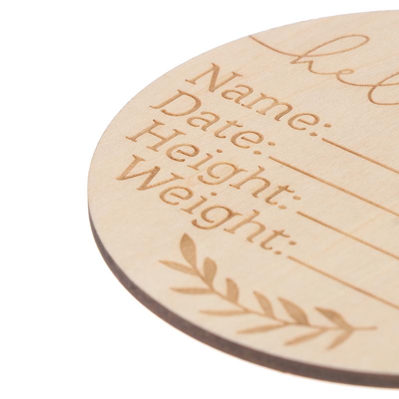 Baby-Meilensteinkarte geboren, monatliche Wachstumskarten, Gedenkkarten zur Geburt des Babys