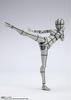 TAMASHII NATIONS S.H.Figuarts Body-chan -Kentaro Yabuki- Wire Frame (Gray Color Ver.) Approx. 135mm PVC&ABS Movable Figure