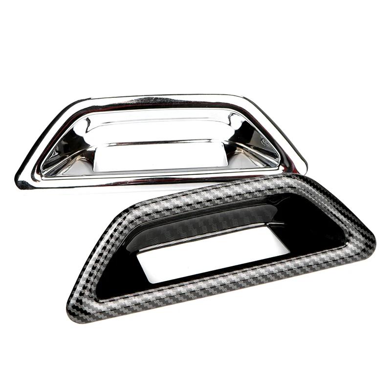 Car Exterior Door Bowl Decor Sticker for Nissan X-Trail X Trail Rogue T32 2014-2019 Car Rear Trunk Tail Door Bowl Trim Cover