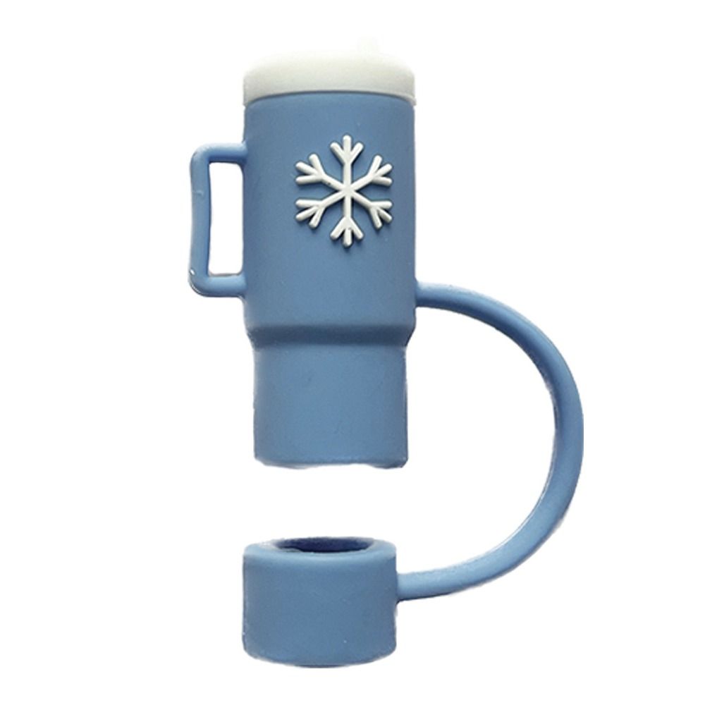 Splash Proof Silicone Straw Tips Cover Airtight Dust-Proof Straw Caps for Stanleys Bar