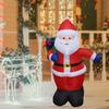 47inch Inflatable Giant Santa Claus Holding Gift Bag Christmas Decoration Ornaments for Holiday Christmas Eve 2025 New Year