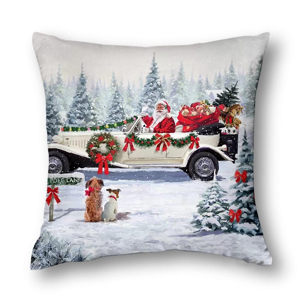 Christmas Decoration Nordic Cushion Cover 45X45 Bed Decor Pillow Cover Elegant Cushion Decor Sofa Home Decor