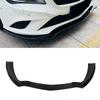 Front Bumper Lip Spoiler 3 Section Type   Resistant Upgrade Racing Look Bumper Lip Splitter Body Kit for CLA-Class C117 X117