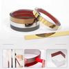 1pc 196.85inX0.39in PVC Wall Sticker Self-adhesive Flat Decorative Lines Strip Background Wall Study Ceiling Edging Wall Corner