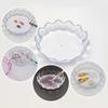 Nail Brush Holder Stand Organizer Case Cleaner Container Storage Box Tray Plate Rhinestone Glitter Display Nail Art Tools
