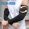 1 Pair Winter Thermal Solid Color Arm Warmers Men's Plus Size Arm Protection Gloves Arm Warmer Arm Sleeves Outdoor Long Gloves