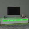 Vidaxl TV Cabinet with LED Lighting, White, 240X35X40 Cm