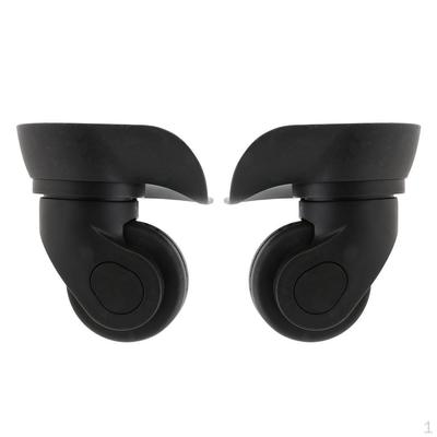 Ruedas de repuesto silenciosas para maletas giratorias de 2 piezas especialmente diseñadas para viajes