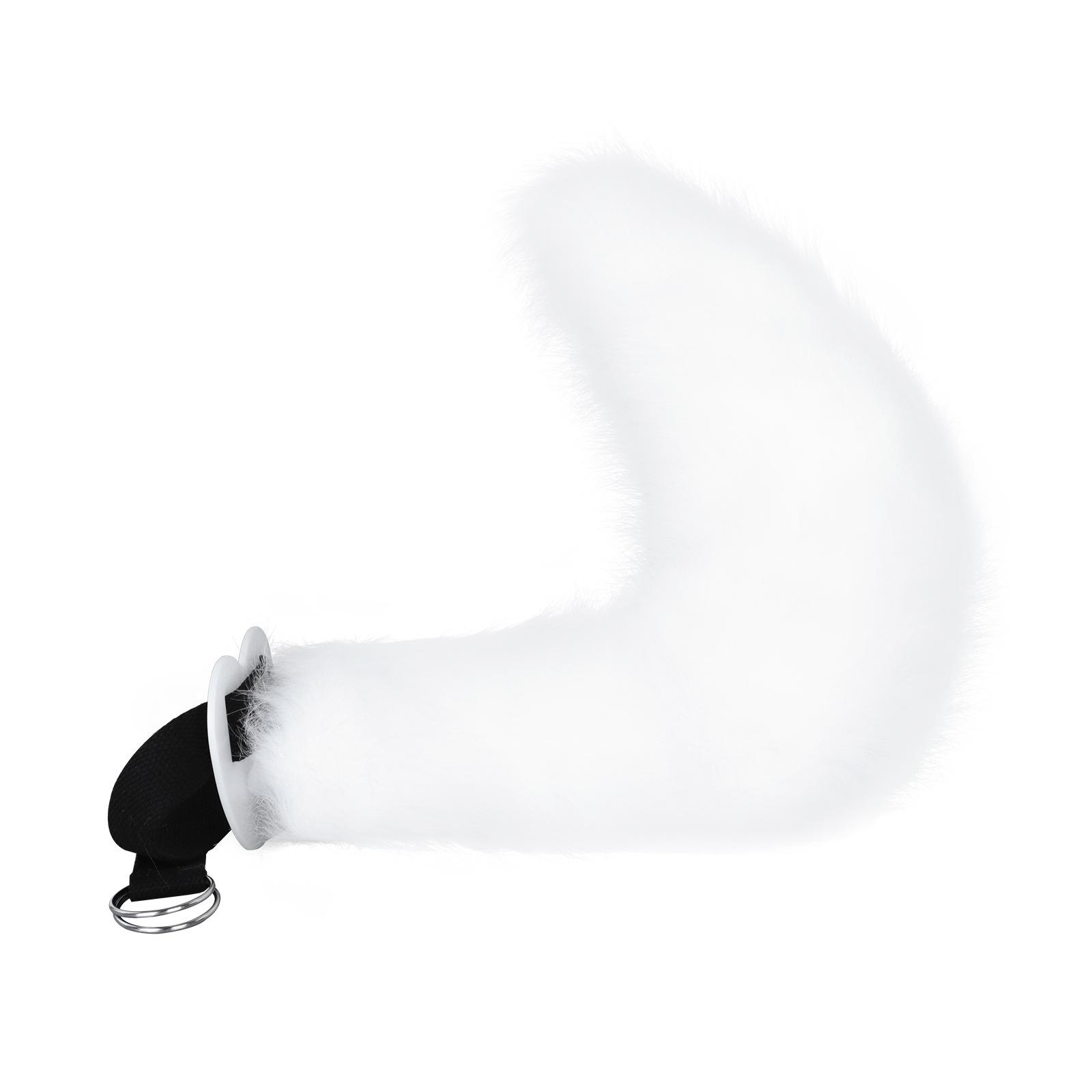 

Handmade Plush Cat Ear Headband and Fox Tail Cosplay Prop for Anime Conventions