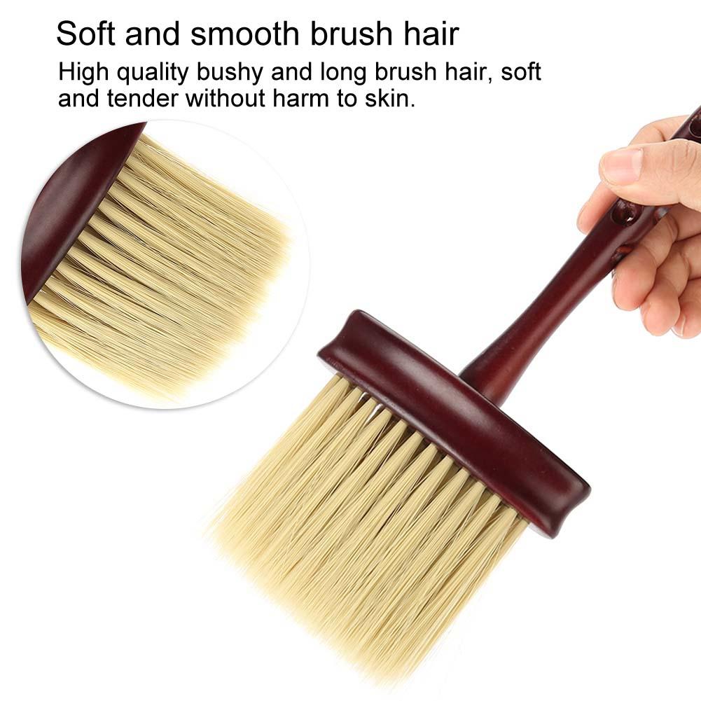 

Barber Salon Neck Face Duster Cleaning Hairdressing Hair Cut Sweep Brush Hairbrush
