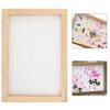 (ZH) DIY Flower and Grass Pulp Papermaking Frame Tool 20*30cm