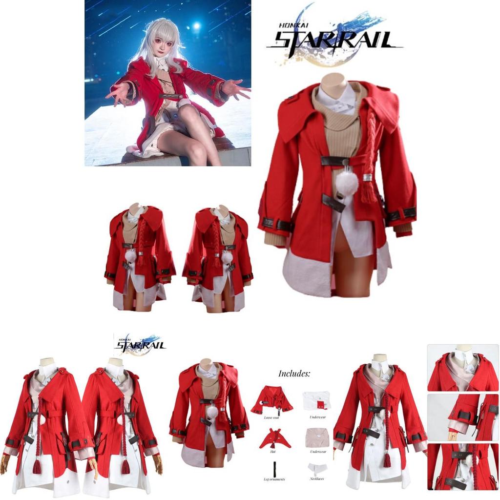 Original Style Snow Knit Fabric Huake Kelala Tasha Cosplay Full Costume Set