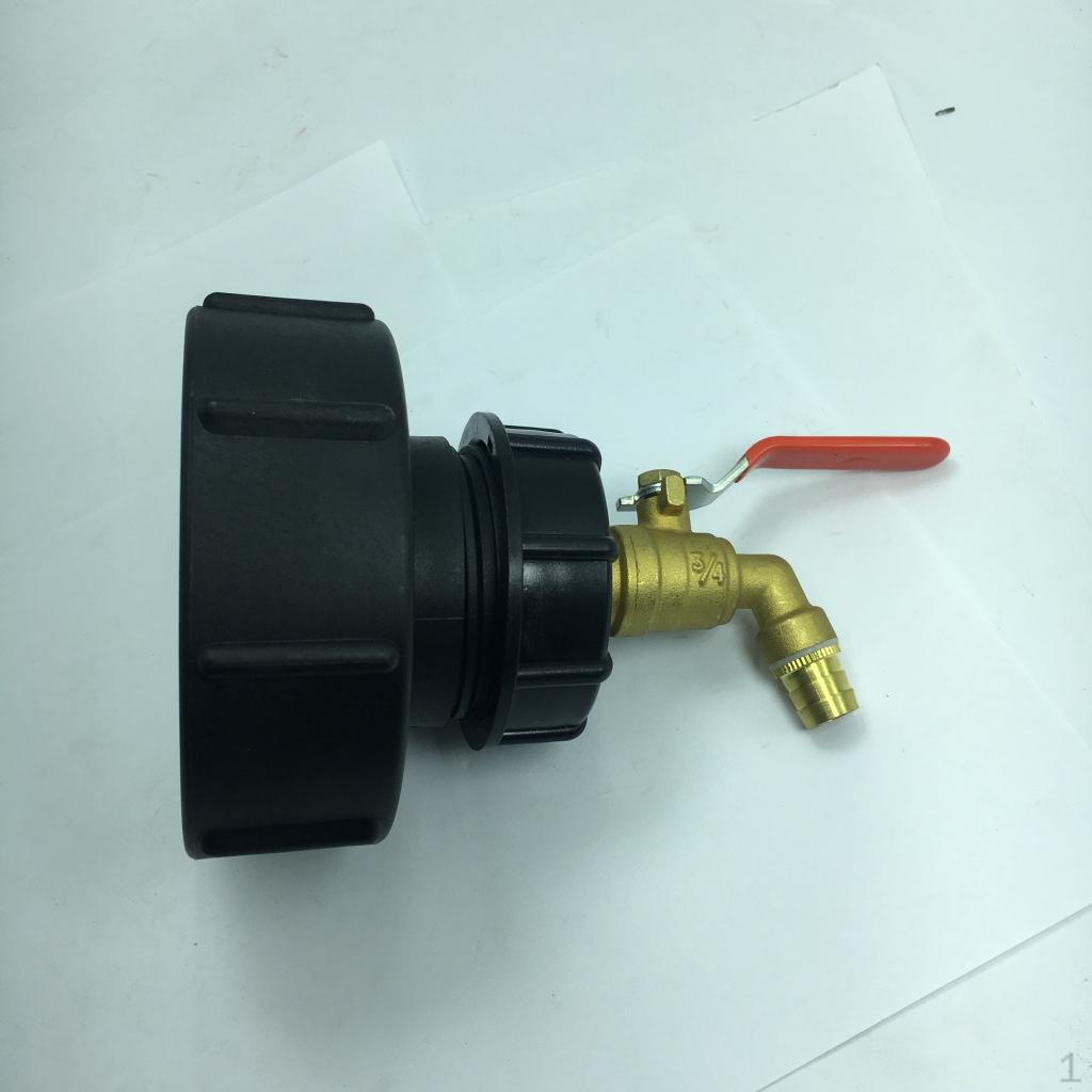 1000 (100mm) Water Tank Adapter Garden Hose Fitting Tool, can be Used as , Which is for IBC Ton 45 Degrees 14mm