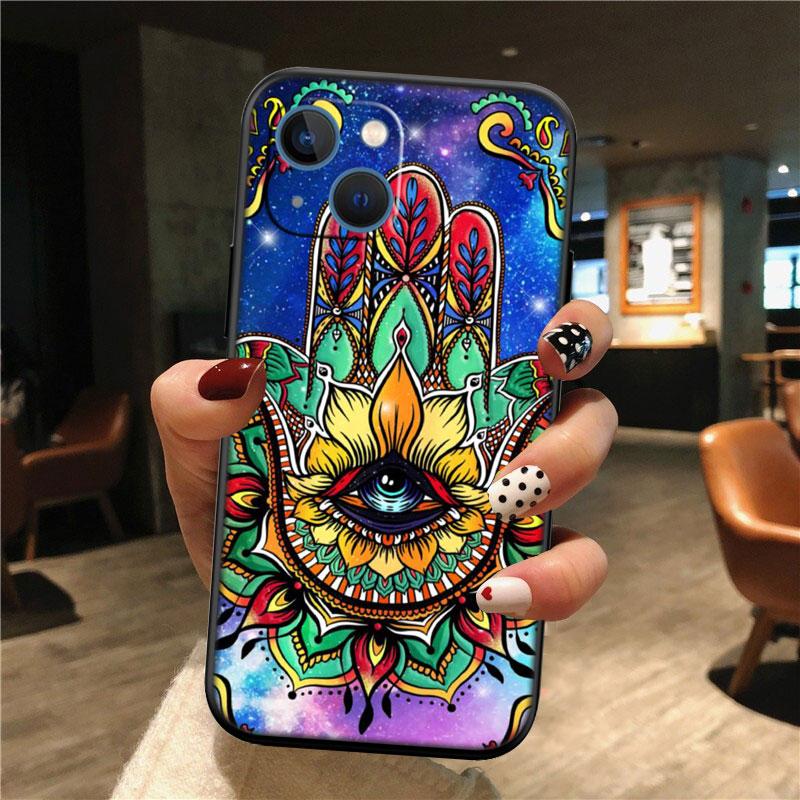 

Hamsa Hand Amulet Psychedelic New High-End Shell Phone Case for Redmi Note 10 11 12 Pro Max 10S 10C 10T 11A 11S 12S 12C Redmi 12C