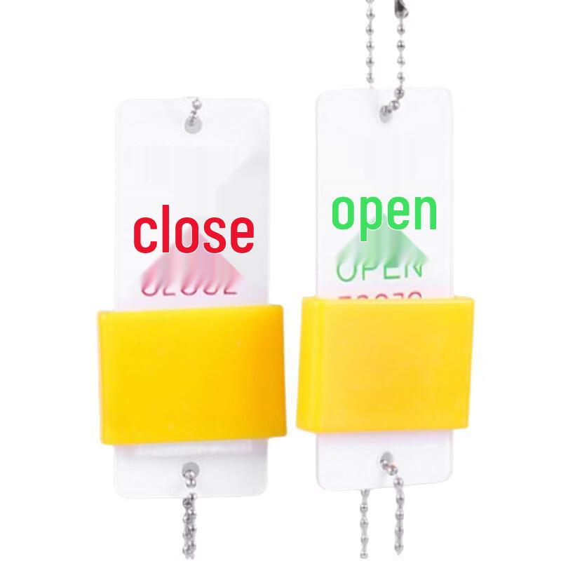 DAXTE Acrylic Valve Status Sign (10-Pack)