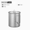 Portable Pure Titanium Travel Mug With Lid Handle Camping Coffee Tea Hiking Outdoor Use