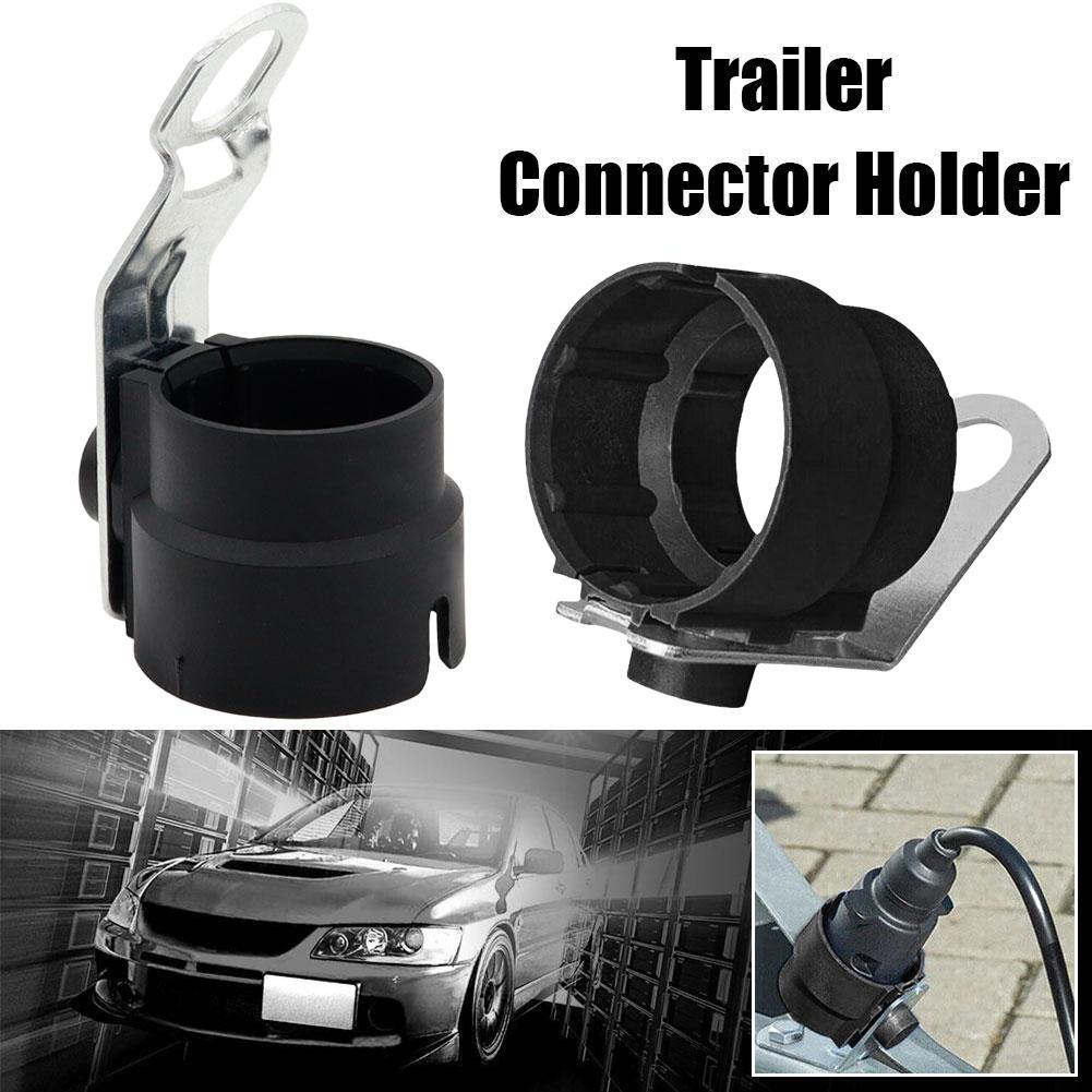 1 Pc Trailer Plug Holder Universal Weatherproof Protective Rigid Accessory For 7 To 13P Trailer Dirt Protection Plug Adapter