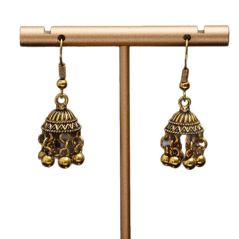 Bohemian Tassel Earrings With Bells Retro Ethnic Dangle Earrings For Women Handmade Jewelry Gift