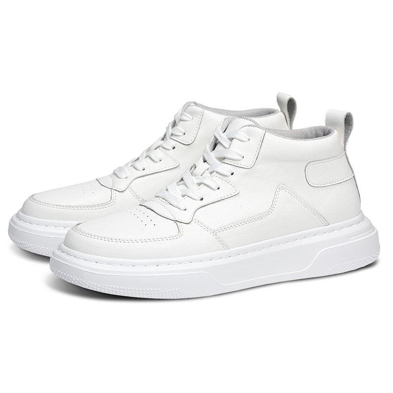 High-top Xiaobai couple invisible inner height increase student board shoes trendy men's and women's shoes