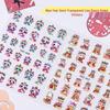 5D Fireworks & Lion Dance Embossed Nail Stickers - 2025 New Year Edition