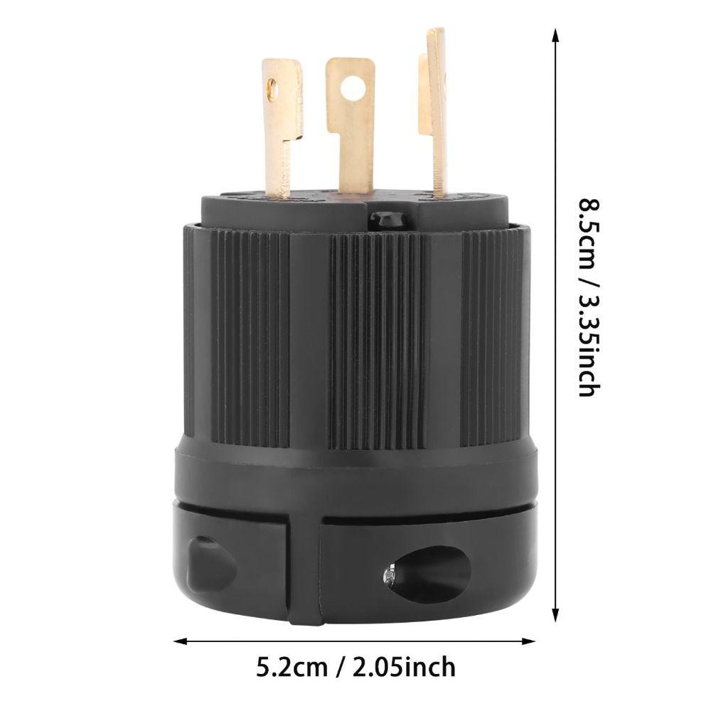 3 Pole Plug L5-30P Twist Lock Generator Plug Plug Adapter NEMA L5-30 Plug  Industrial Application