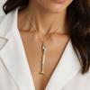 Dainty Ocean-Inspired Chain Jewelry Lightweight Stainless Steel Minimalist Waterproof Sardine Fish Pendant Necklace