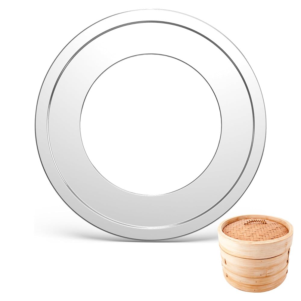 Chinese Steamer Steamer Steamer Durable Stainless for Pots and Chinese Steamer Baskets Basket, Pot, Stand, Steel, 21.3-24cm (24cm)