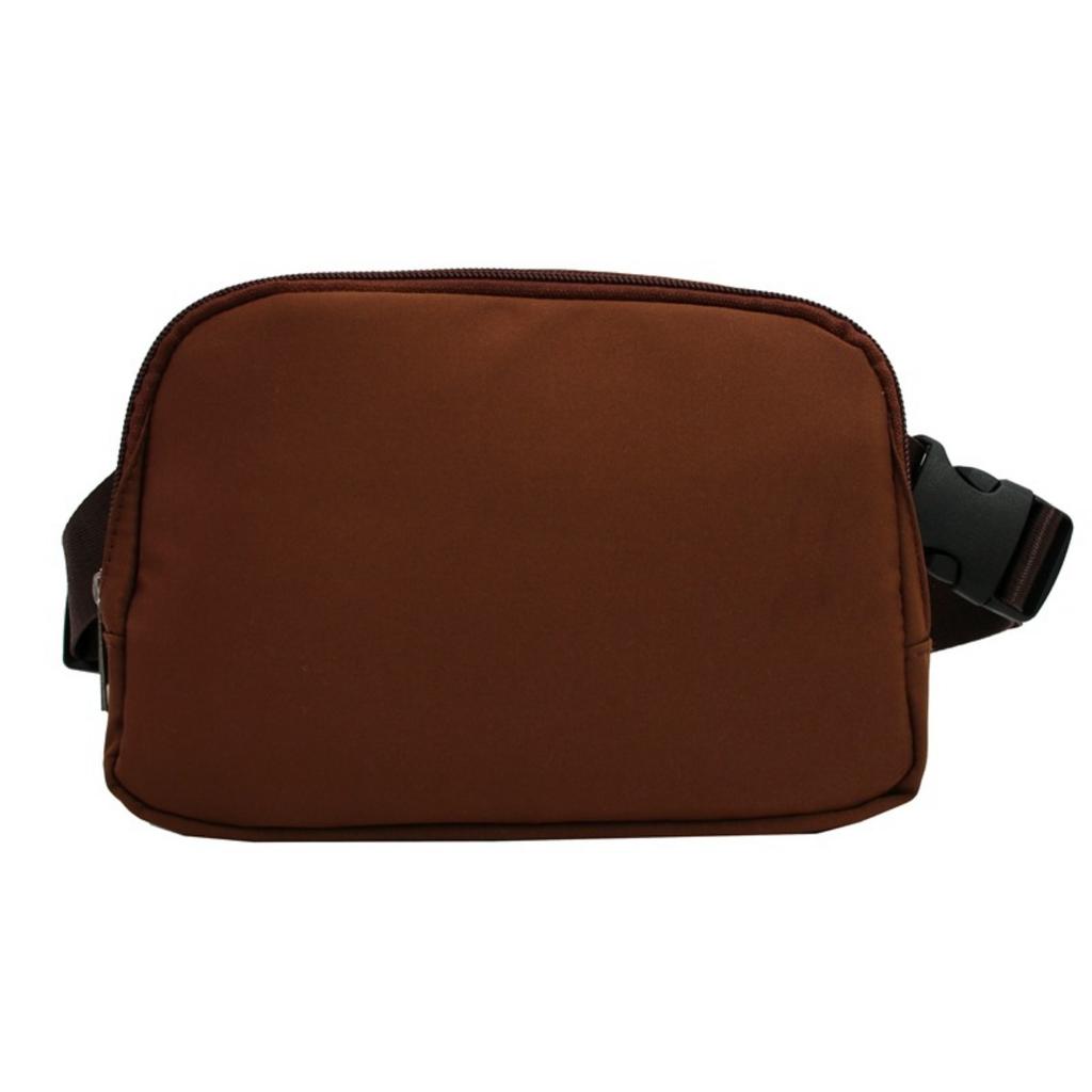 Bidirectional Zipper Waist Bag Nylon Multifunctional Women's Waist Belt Bag, Storage Bag, Adjustable Shoulder Strap Crossbody Bag, Small Bag