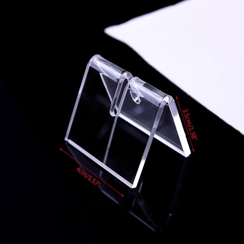 Lightweight Acrylic Knife Display Stand Pocket Knives Easel Holder Hunting Survival Knife Rack for Kitchen Office