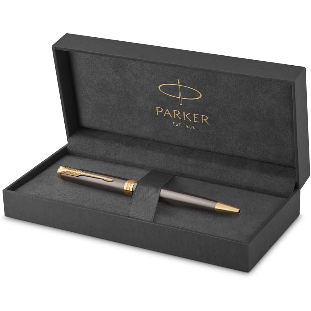 PARKER Parker Ballpoint Pen Sonnet Gray GT Medium Oily Type Gift Box Gift Present Luxury Regular ...