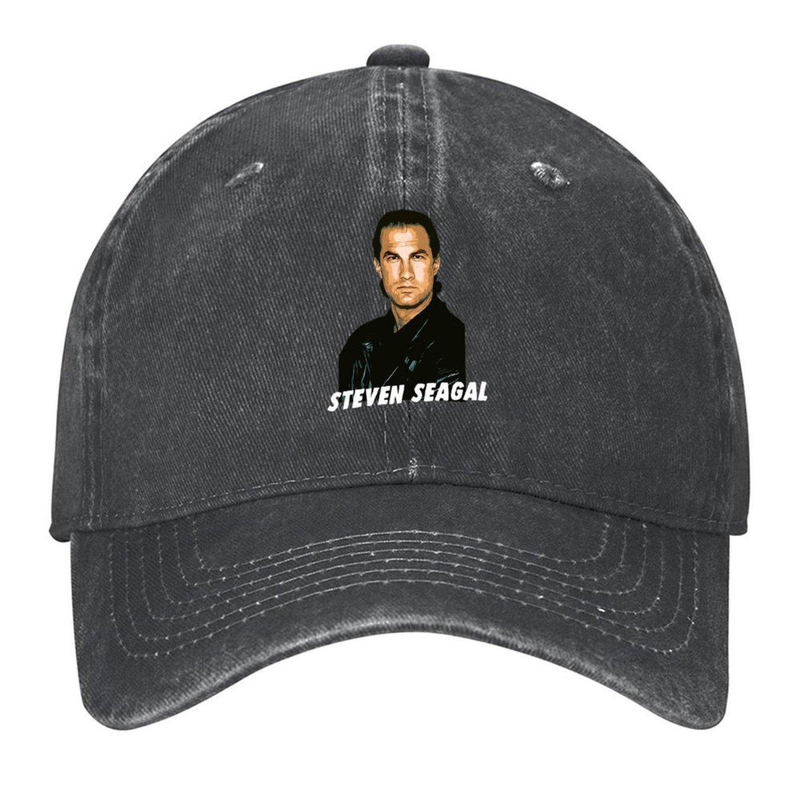 

2026 Steven Seagal Artwork Baseball Cap Snap Back Hat Uv Protection Solar Hat Snapback Cap Men s Big Size Hat Caps Women Men s