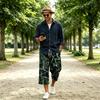 Men's Casual Drawstring Cargo Shorts Plaid Camouflage Pattern for Summer