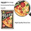 Coffee Ice Cream Metal Tin Signs Pizza Beverage Burger Fruit Poster Cafe Sign Plate Home Kitchen Dinning Wall Decoration Plaques
