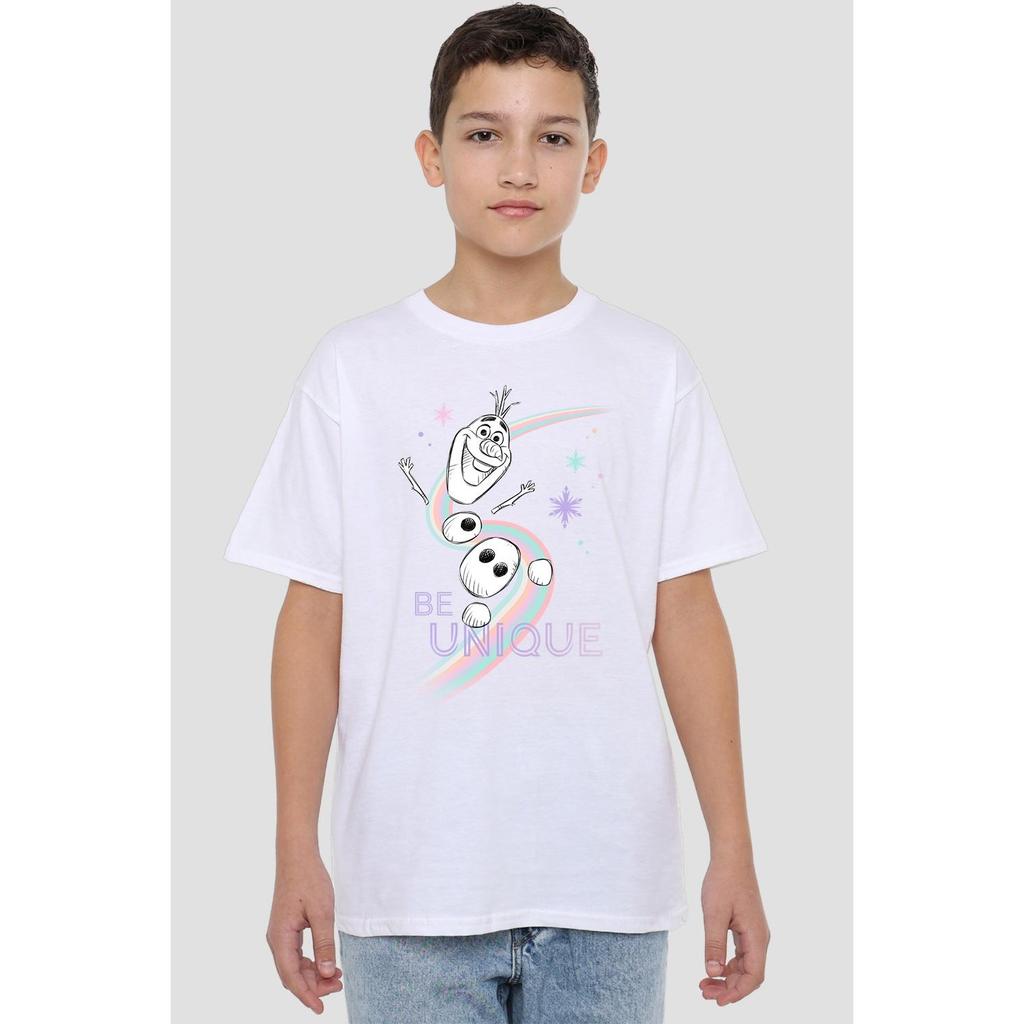 frozen Childrens/Kids Be Unique Olaf Rainbow T-Shirt