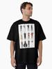 David Bowie Aesthetic Ziggy Stardust Lightning and Cute Retro Music Quotes Sticker Oversized T-Shirt