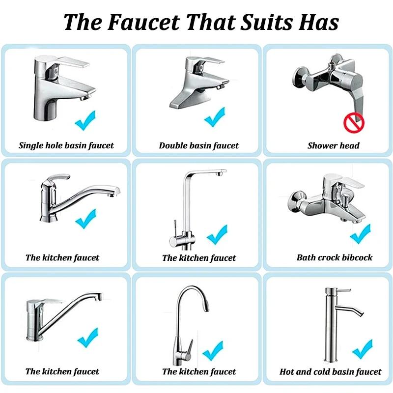 Brass Water Saving Faucet Tap Aerator with Replaceable Filter Mixed Nozzle 24mm Thread - Bathroom Faucet Bubbler Replacement