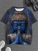 3D Print Buddha Shakyamuni Buddhist T Shirt Ancient India Spiritual Totem Kid Streetwear T-shirts Summer Fashion Mens Clothing