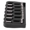 Electric Guitar Bridge 6 Strings GA890 Fixed Metal for Guitarist Musical Accessory Black