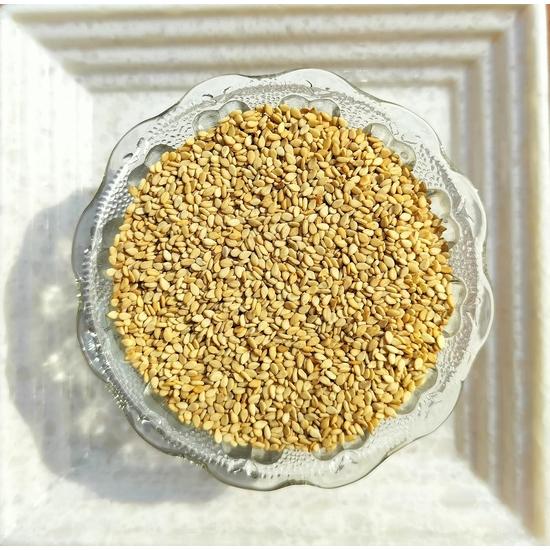 Nairuti Vyutpadan Weiße Sesamsamen 200g – Premium Safed Til | 100% Natürlich & Nährstoffreich | Ideal zum Kochen, Backen & Garnieren