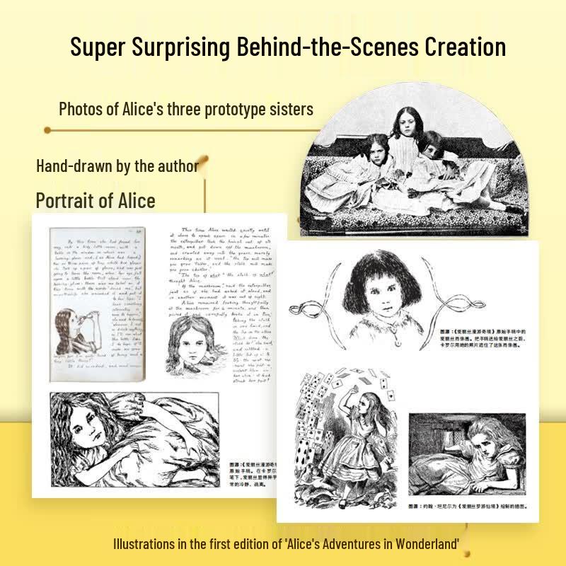 Alice in Wonderland Illustrated Hardcover Book