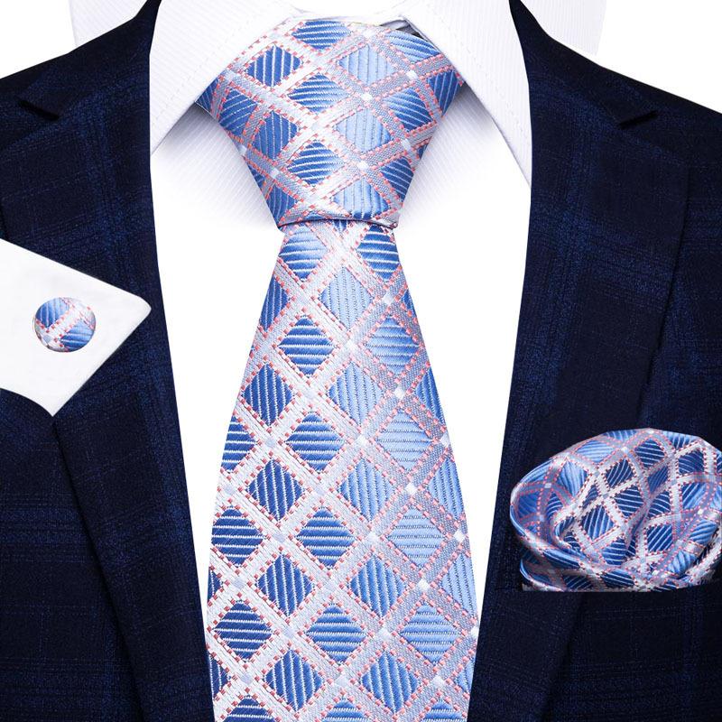 2025 Men'S Business Black Gift Box Striped Plain Tie Pocket Towel Tie Gift Set