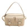 Retro High-end New Versatile Spice Girl Locomotive Bag Camera Bag Handbag Shoulder Messenger Bag