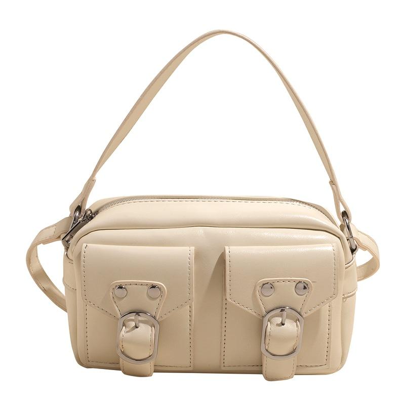 Retro High-end New Versatile Spice Girl Locomotive Bag Camera Bag Handbag Shoulder Messenger Bag