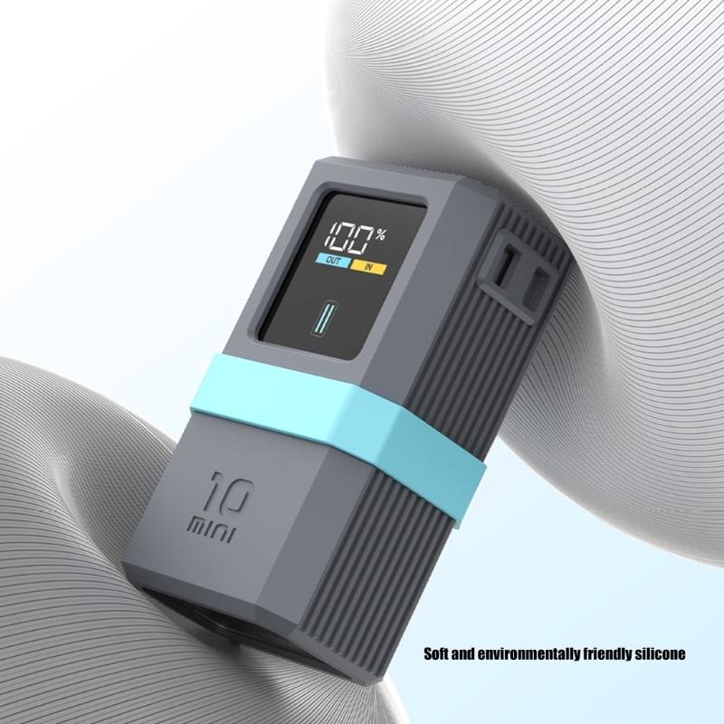 Silicone Case for 10 Mini 10000mAh PB1055 55W Energy Bank Storage Travel Protective Cover Shockproof Sleeve Cover