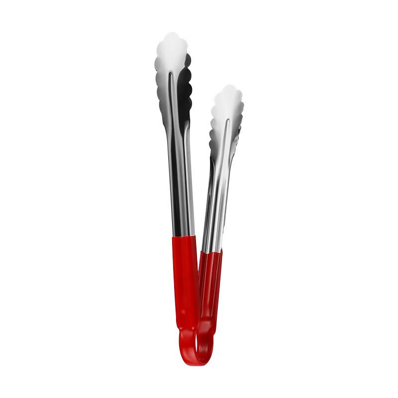 Stainless Steel Silicone Handle Kitchen Tongs