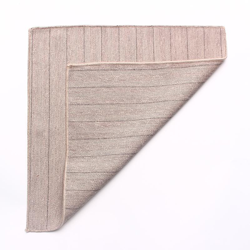 Men'S Suit Pocket Towel, Striped Vintage Gentleman'S Wool-Blend Handkerchief Square Towel