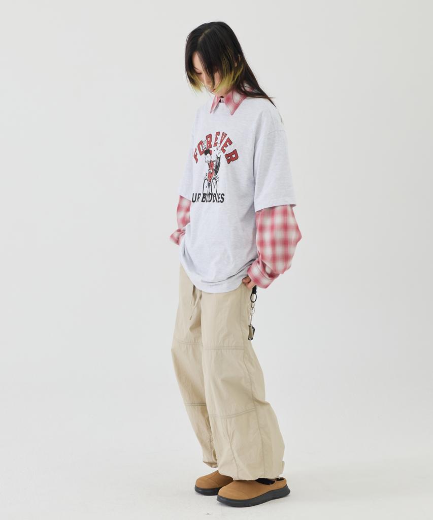 Iseuteuseobiseusyab Basic Ballon Pants - G/Beige