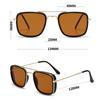 Steampunk Sunglasses For Men Vintage Punk Sunglasses Women Trendy Square Fashion Glasses Luxe  Hombre Zonnebril